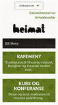 Mobile Screenshot of heimat.no