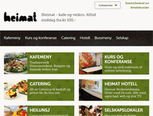 Tablet Screenshot of heimat.no